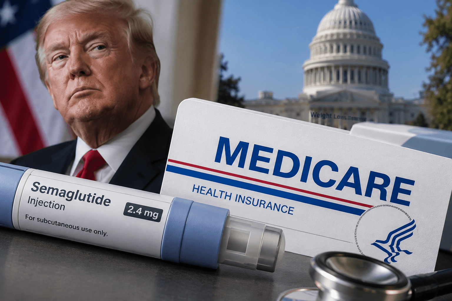 Trump Administration Creates Temporary Medicare Program for Obesity Drugs